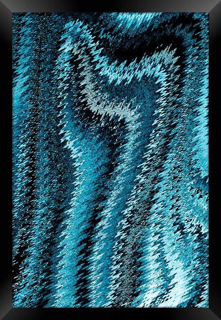 Snake Abstract Framed Print by David Pyatt