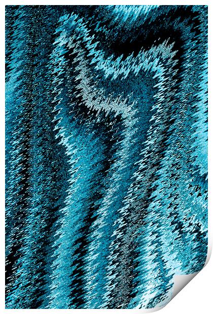 Snake Abstract Print by David Pyatt
