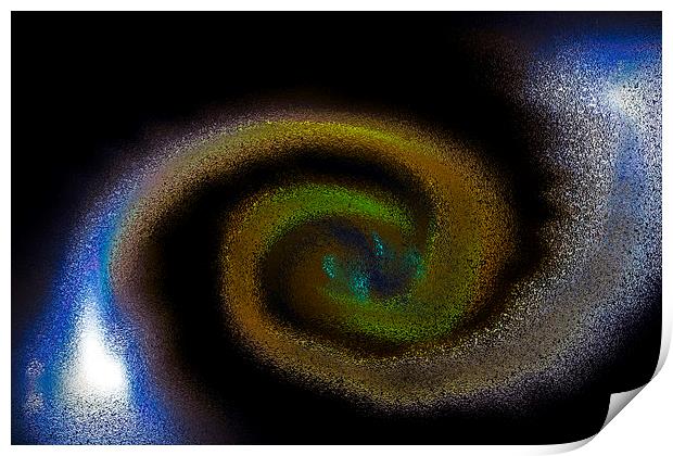 Swirl Abstract Print by David Pyatt