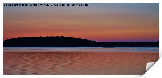 Multicolor Sunset Print by Beach Bum Pics