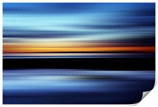 Seaside Abstract Print by Aj’s Images