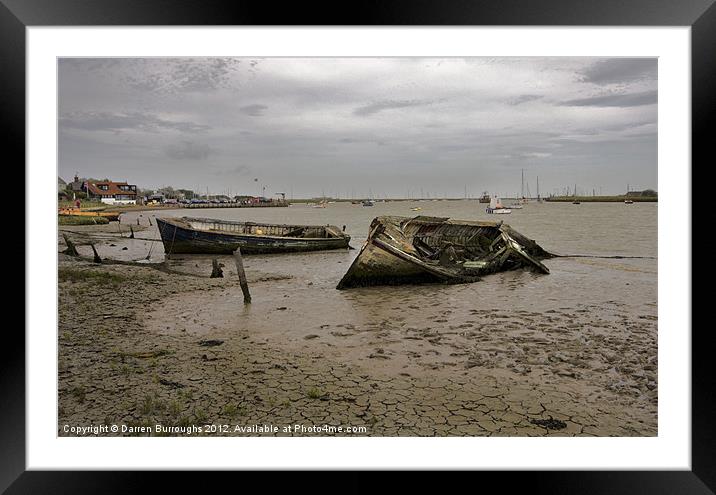 Orford Framed Mounted Print by Darren Burroughs