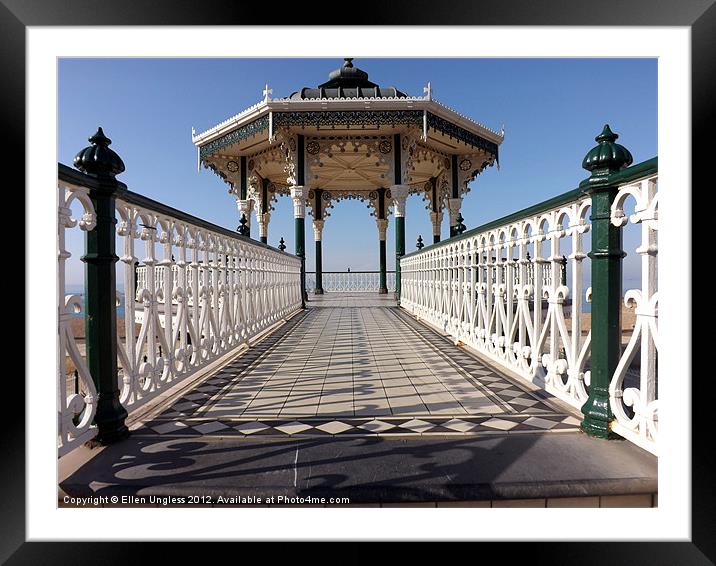 Brighton Bandstand Framed Mounted Print by Ellen Ungless