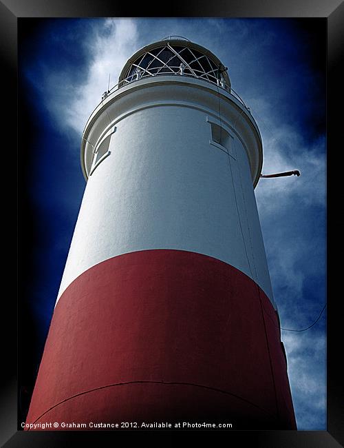 Portland Bill Lighthouse Framed Print by Graham Custance