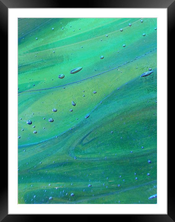 sea glass Framed Mounted Print by Heather Newton