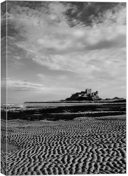 Bamburgh Castle Canvas Print by Graham Moore