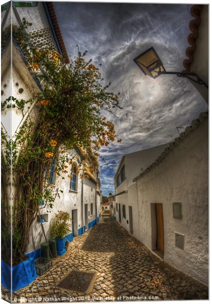 Algarve cobbles Canvas Print by Nathan Wright