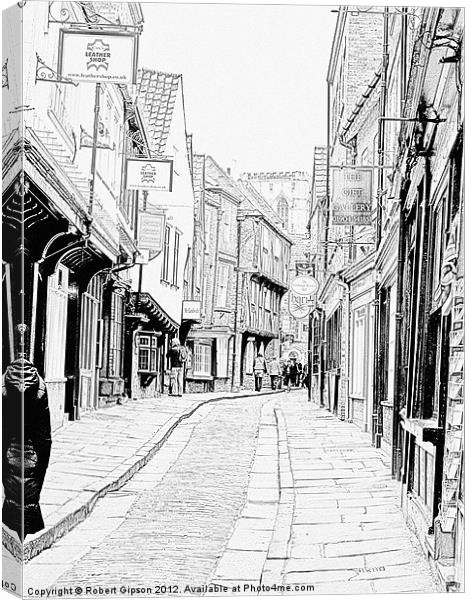Shambles Street of York Canvas Print by Robert Gipson