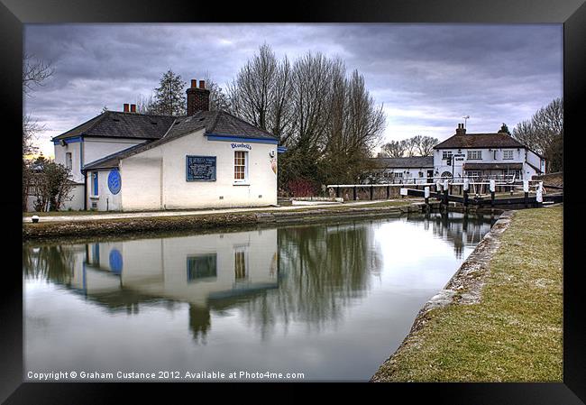 Grand Union Canal Framed Print by Graham Custance
