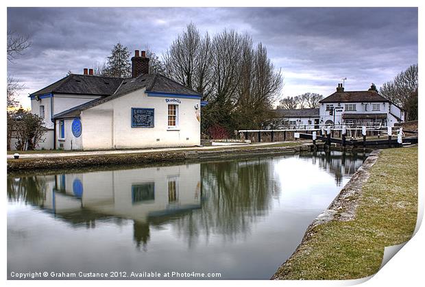 Grand Union Canal Print by Graham Custance