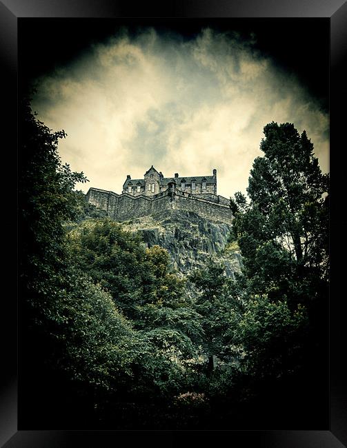 Castle Rock Framed Print by Fraser Hetherington