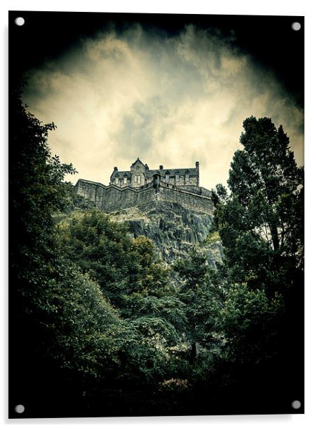 Castle Rock Acrylic by Fraser Hetherington