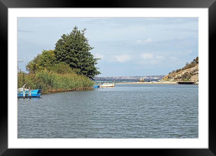 Mouth of River Ropotamo Framed Mounted Print by Tony Murtagh