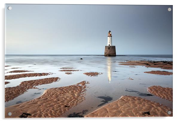Rattray Head Lighthouse Acrylic by Grant Glendinning