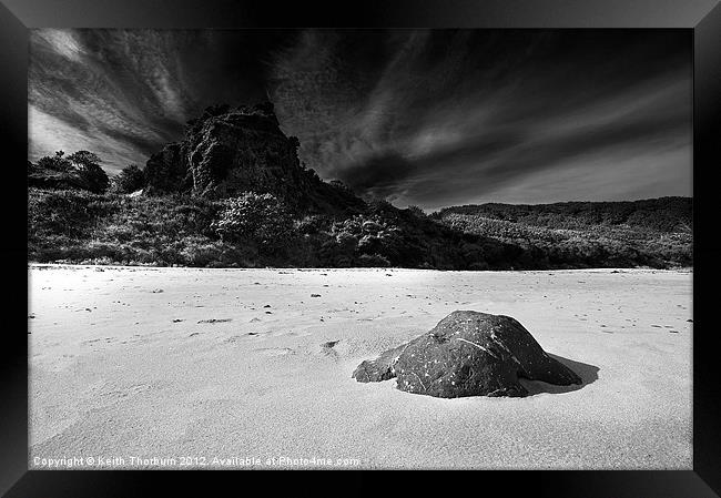 Seacliff Beach Framed Print by Keith Thorburn EFIAP/b