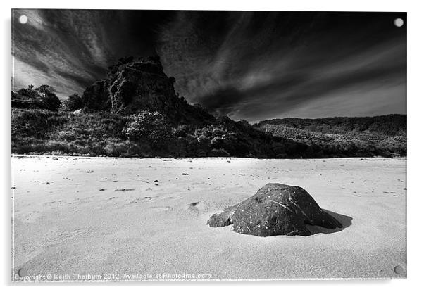 Seacliff Beach Acrylic by Keith Thorburn EFIAP/b