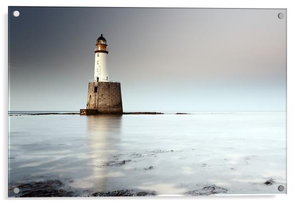 Rattray Head Lighthouse Acrylic by Grant Glendinning