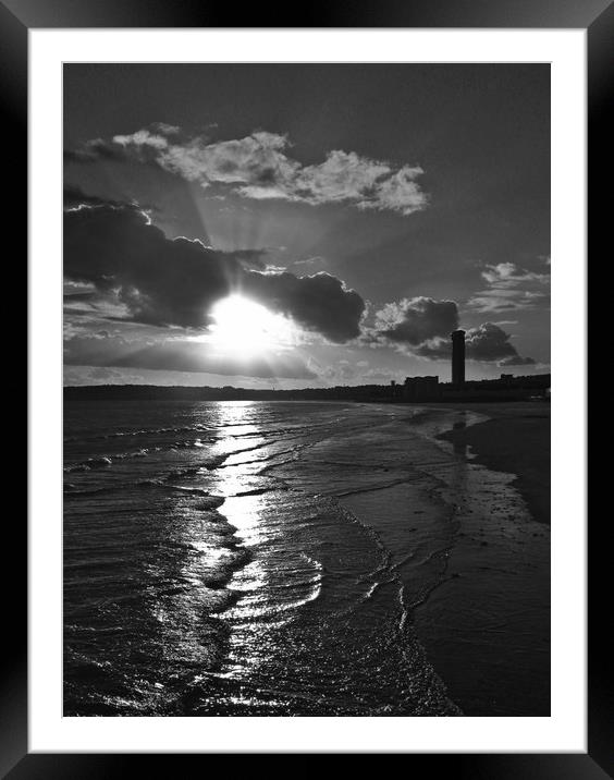 Black & White Reflections. Framed Mounted Print by Becky Dix