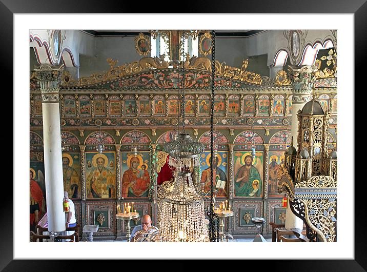 Church of St Nicholas, Jeravna. Framed Mounted Print by Tony Murtagh