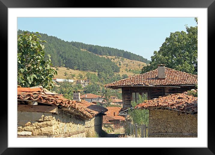 Balkan Mountain View Framed Mounted Print by Tony Murtagh