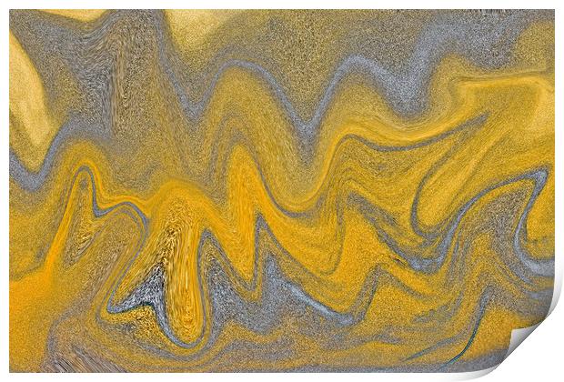 Sand Abstract Print by David Pyatt