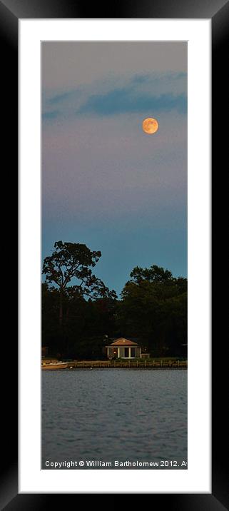 Moonshine Framed Mounted Print by Beach Bum Pics