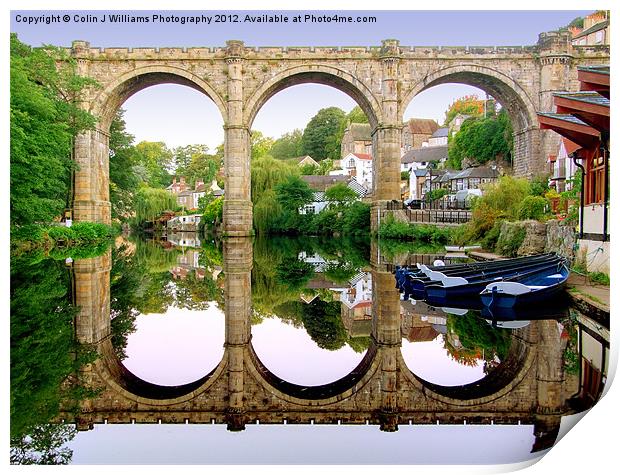 Knaresborough Reflections Print by Colin Williams Photography
