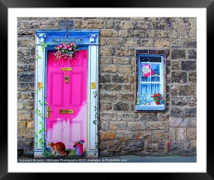2D Door And Window Framed Mounted Print by Colin Williams Photography