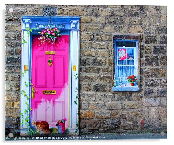2D Door And Window Acrylic by Colin Williams Photography