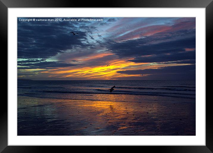 Morning colours Framed Mounted Print by camera man