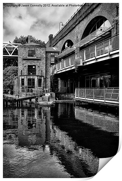 Lock 91, Rochdale canal, Manchester Print by Jason Connolly