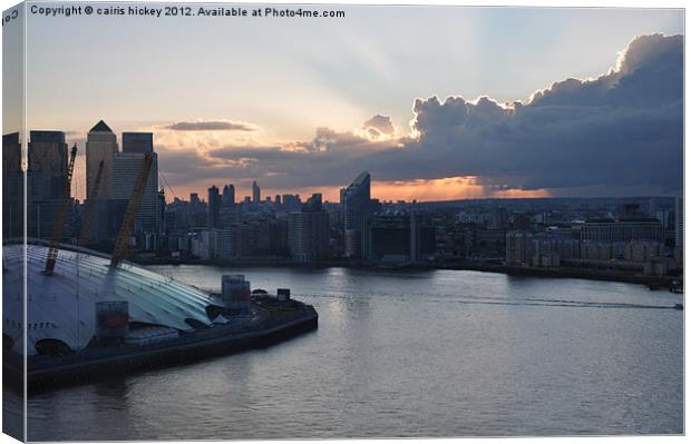 Docklands View Canvas Print by cairis hickey