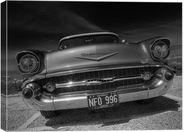 Chevy Bel Air Canvas Print by Graham Moore