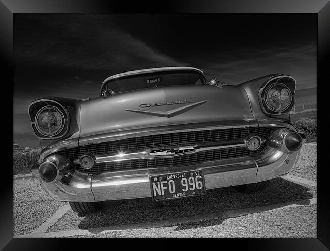 Chevy Bel Air Framed Print by Graham Moore