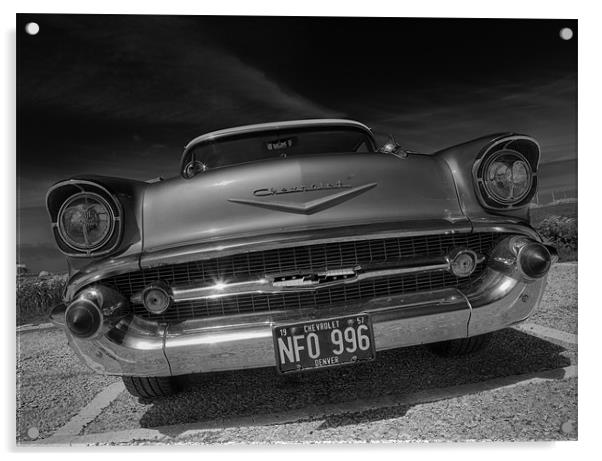 Chevy Bel Air Acrylic by Graham Moore