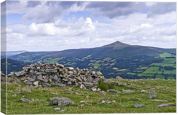 Sugar Loaf in the distance Canvas Print by Hazel Powell