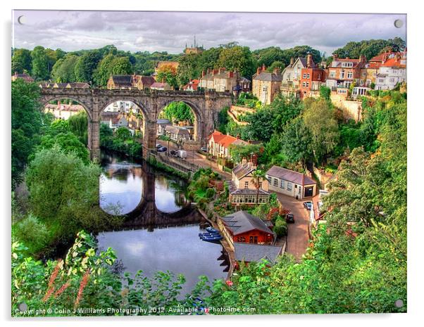 View From The Castle - Knaresborough Acrylic by Colin Williams Photography
