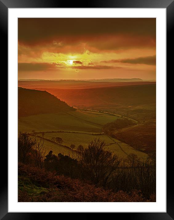 Devils Punchbowl Framed Mounted Print by Graham Moore