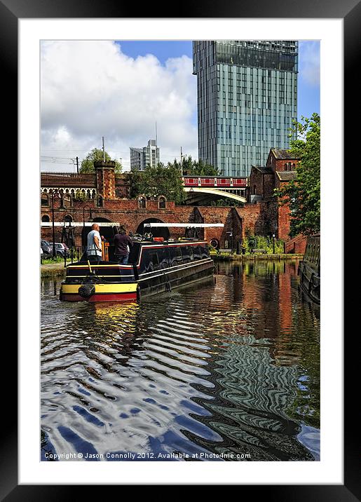 Bridgewater Canal, manchester Framed Mounted Print by Jason Connolly