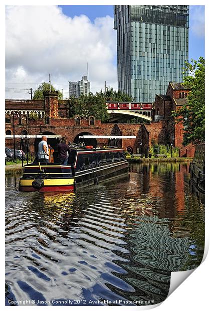 Bridgewater Canal, manchester Print by Jason Connolly