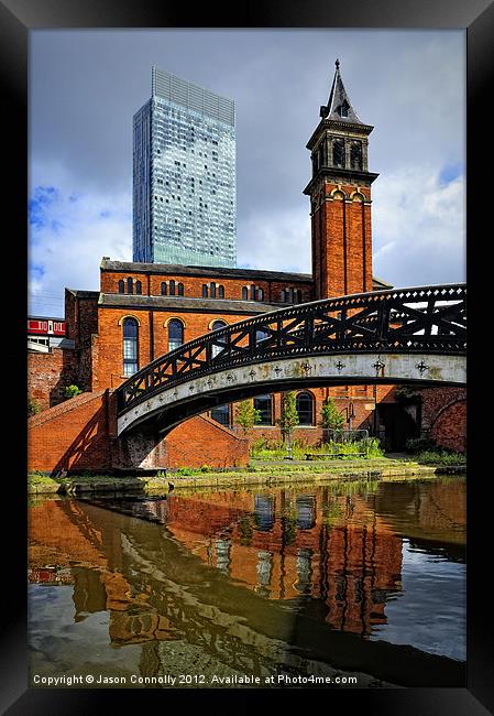 Castlefield Reflections Framed Print by Jason Connolly