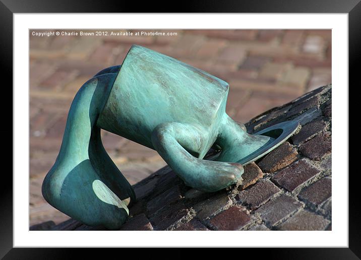 Searcher Sculpture Framed Mounted Print by Ankor Light