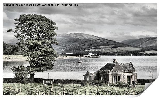 A beautiful view Print by Sean Wareing