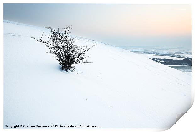 Pure as Snow Print by Graham Custance