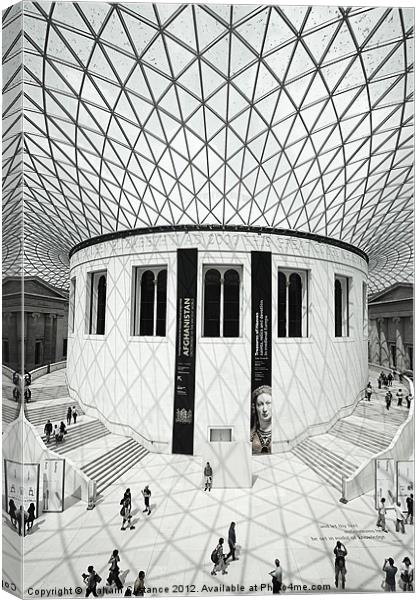 Great Court, British Museum Canvas Print by Graham Custance