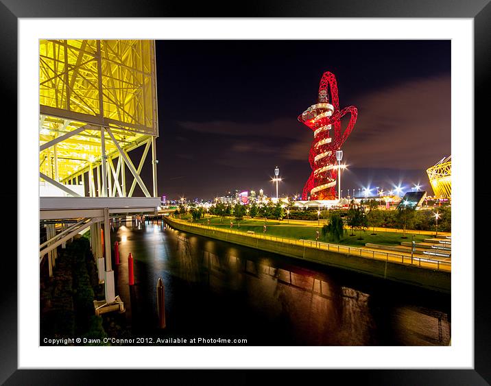 The Orbit Framed Mounted Print by Dawn O'Connor