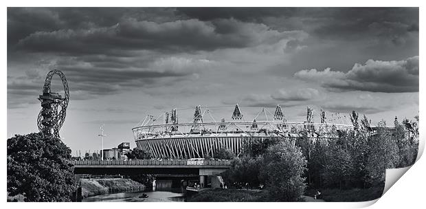 Olympic Park 2012 Print by James Rowland