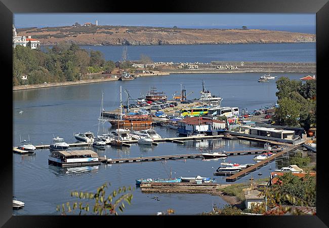 Sozopol Harbour Framed Print by Tony Murtagh