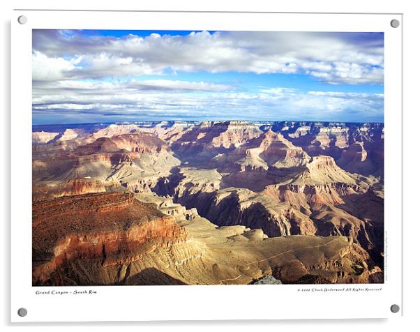 Grand Canyon - South Rim  Acrylic by Chuck Underwood