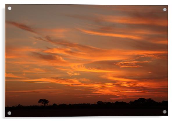 Majestic North Norfolk Sunset Acrylic by Digitalshot Photography